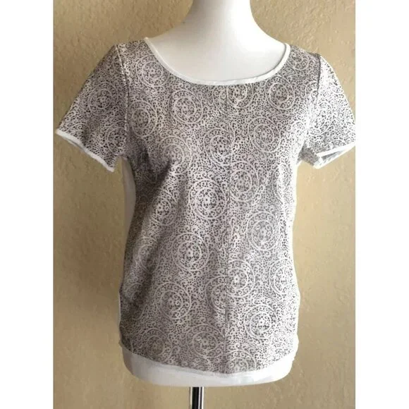 Patterson J Kincaid Hunter Tee Beige (Moonstruck) Women's Blouse PT23261547JK S - Picture 6 of 9